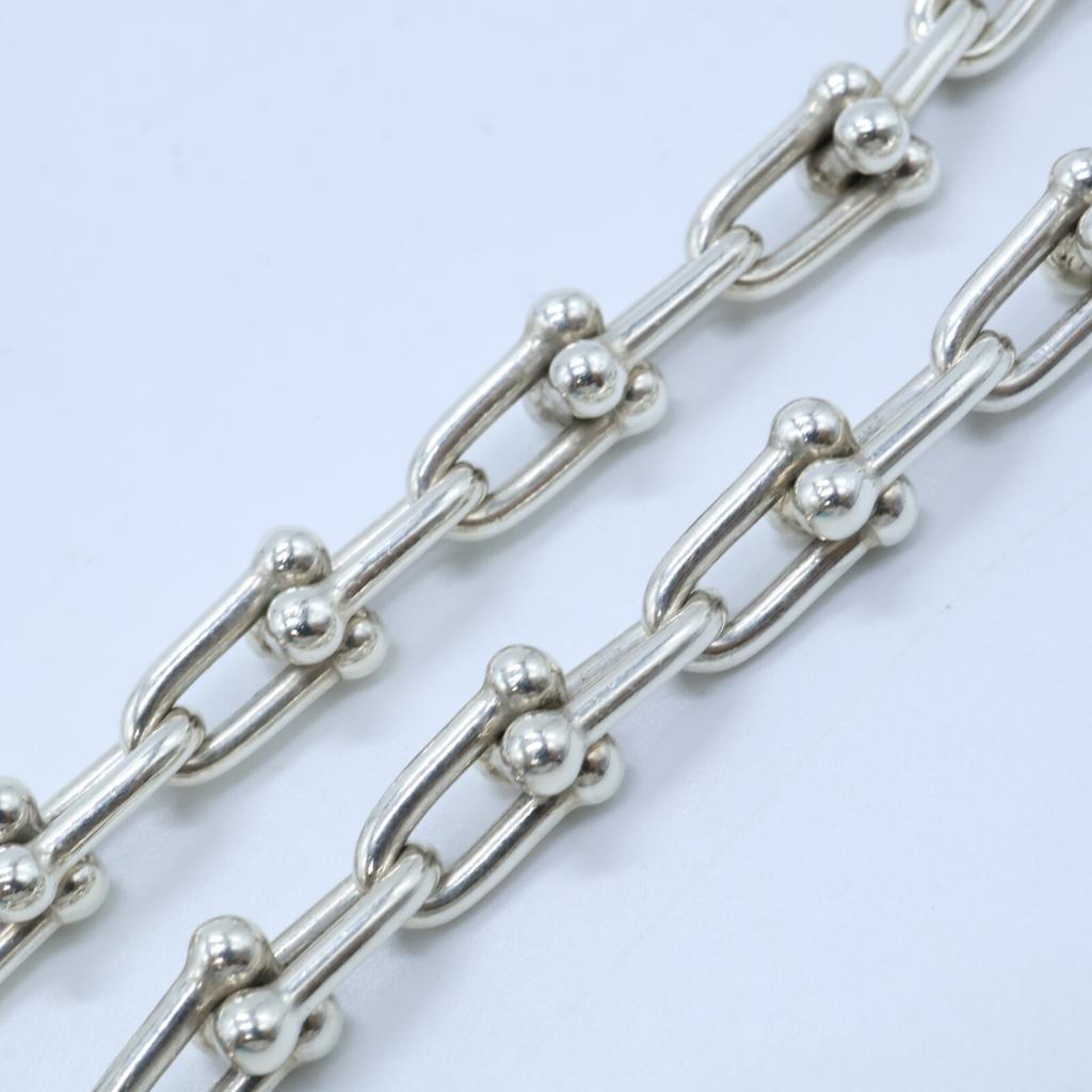 TIFFANY&Co. Ag925 hardware wrap Bracelet SilverUsed