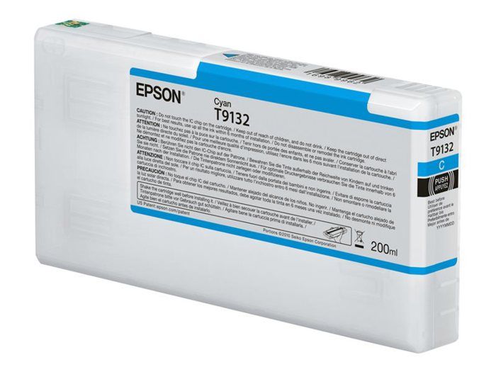 Cartouche d'encre Epson T9132 cyan 200 ml pour SureColor P5000