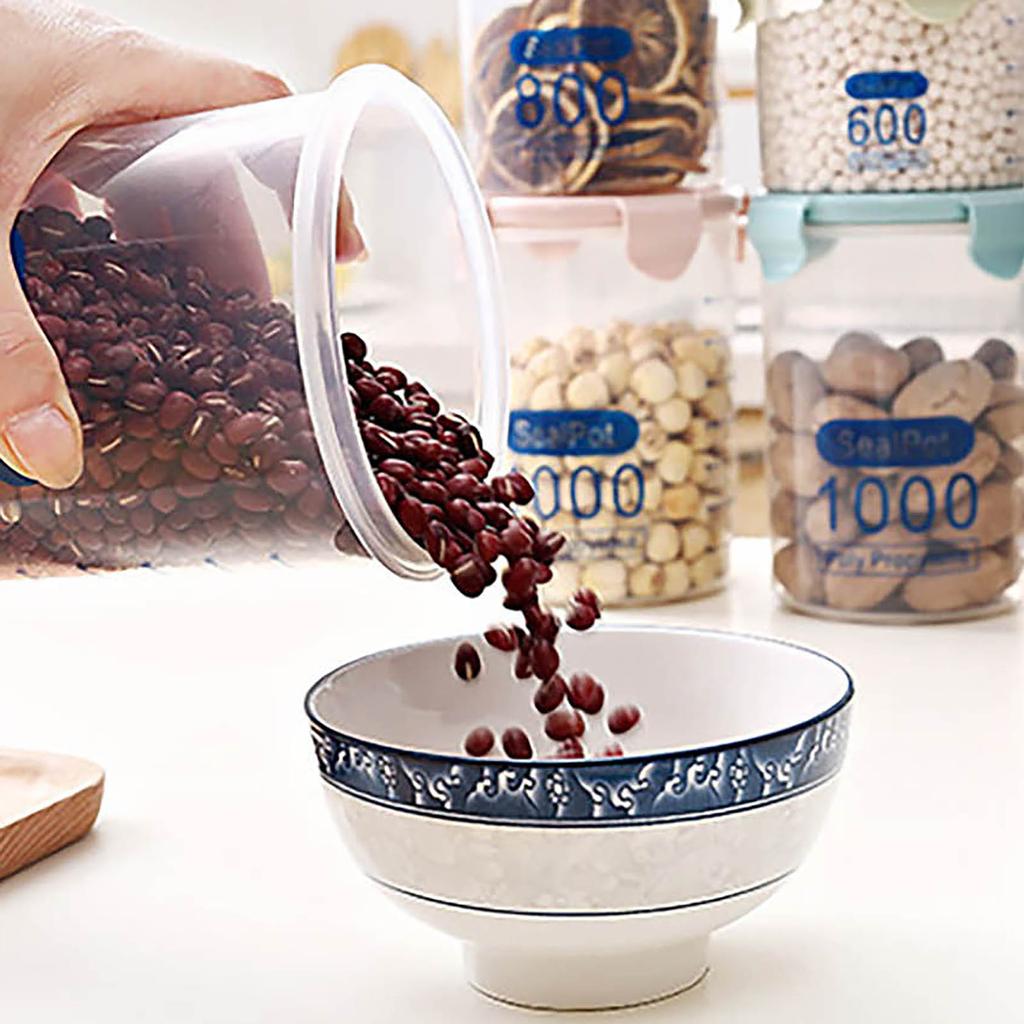 Food Storage Containers, Kitchen Storage Box Sealing Food Preservation Plastic Fresh Pot Container For Kitchen