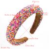 Sponge Padded Hairband Wide Headband Candy Color Hair bands Adult Hair Accessories for Women Girls Bow Hair Bands Head Hoop