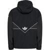 Adidas Originals Trefoil Logo Print Lässige Sportjacke Herren Oberbekleidung Schwarz HR3322