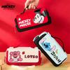 Mickey Mouse Large Capacity Double Layer Pencil Case With Cartoon Design For Kids And Students