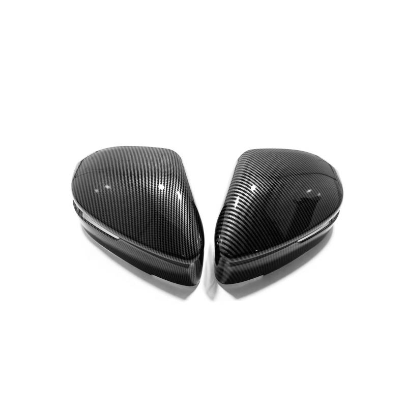For Toyota Corolla Cross 2025 2026 Exterior ABS Chrome Carbonfiber Side Door Rearview Mirror Cover An-ti Strip Accessories