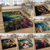 Cute Dream Bird Parrot Peacock Carpet Living Room Bathroom Decor Rug Mechanical Washable Mat Non-slip Floor Mat Entrance Doormat
