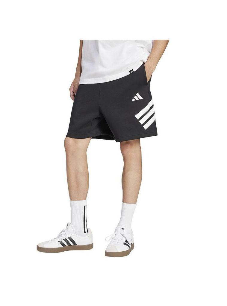 Adidas Future Icons 3-Stripes Shorts 67% recycled polyester blend Black