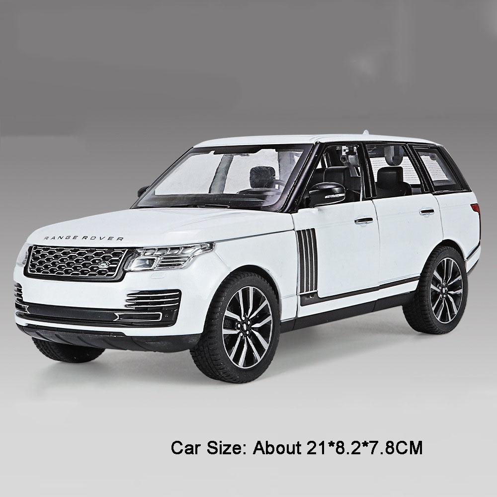 1:24 Scale Range Rover Defender Car Model Toy Alloy Diecast Rubber Tires Off-road Vehicles Models Toys Collectible Ornaments