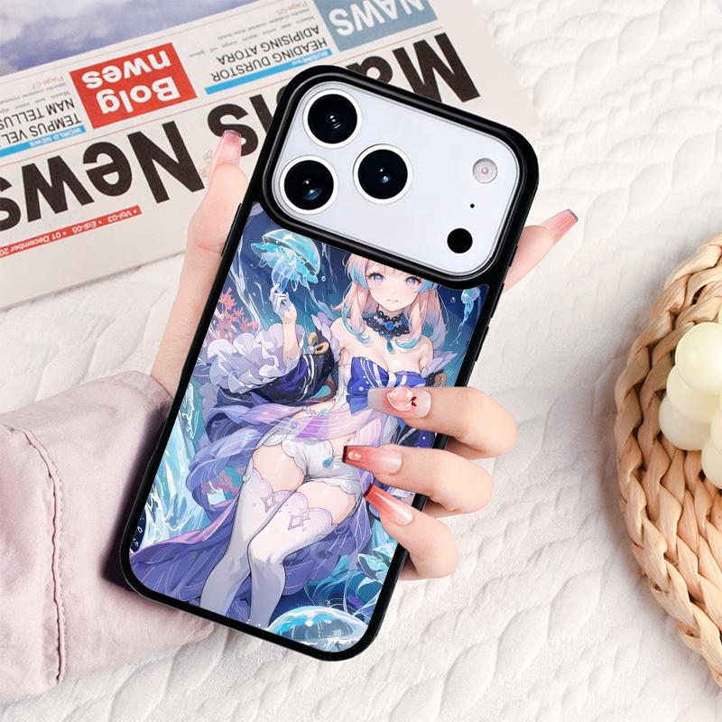 Genshin Impact Sangonomiya Kokomi Phone Case For IPhone 17 16e 15 14 13 12 11 Pro Max Air Mini Soft Protective Cover