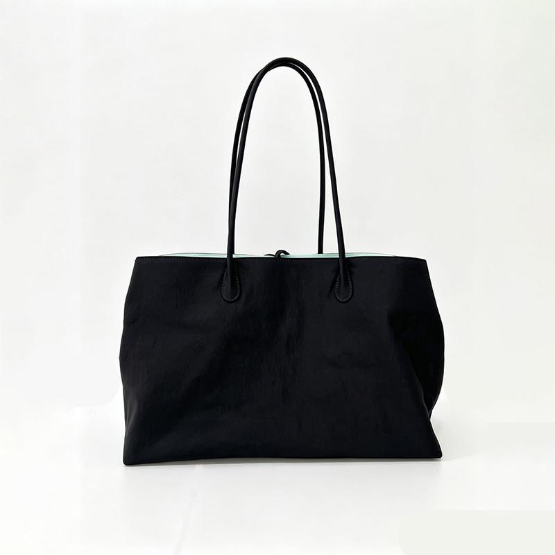 

Korean Large Capacity Commuter Tote Bag Womens Minimalist Versatile Shoulder Bag Multi-layer Waterproof Computer Bag чёрный