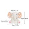 Creative and Cute Elephant Pen Holder Storage Ornament Cartoon Animal Office Desktop Decoration Resin Crafts Home Accessories