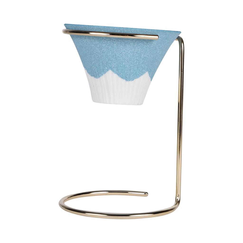 Advanced Door Seraful Fuji Mount Fuji Coffee Filter and Dripper Set with Stand, Approximately 1-3 Cups (CRF-BL)