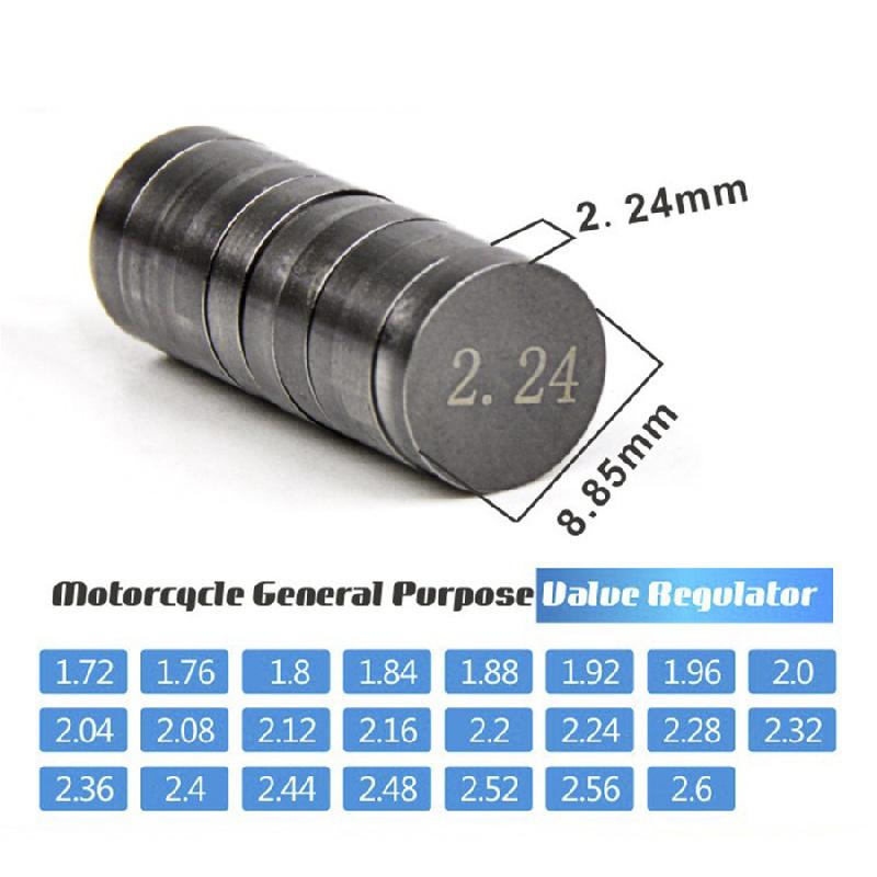 23X Uszczelki zaworów silnika motocyklowego 1,72 mm-2,6 mm Dla Bmw Kawasaki Honda