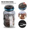 Clear Digital  Bank Coin Savings Counter LCD Counting Money Jar Change Gift