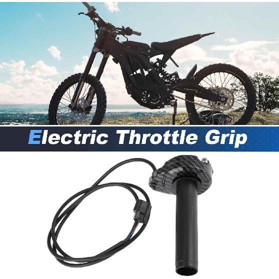 7/8  22mm Electric Throttle Grip CNC Aluminum Quick Twist with Throttle Cable Kit for Sur-Ron Light Bee x for Segway X160 X260 Dirt Bike for E-Ride