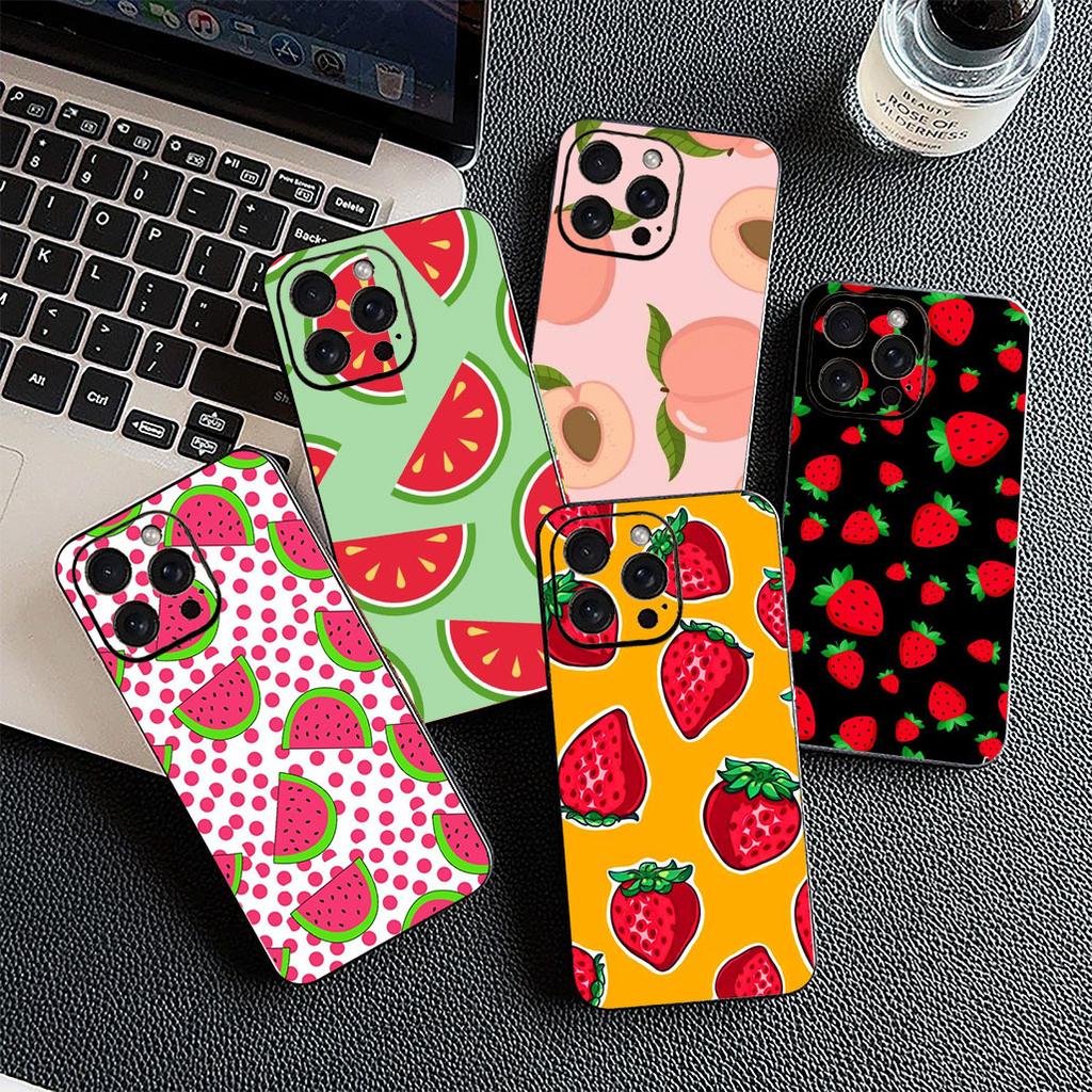 Cover for Samsung Galaxy S10 S8 S9 Plus A33 A34 A31 70 A71 A72 Note 20 9 8 S10E Phone Case Watermelon Fruit Strawberry Summer