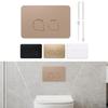 Minimalistische Ästhetik Toilettenspülplatte Spülknopf mit zwei Tasten