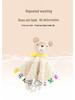 Funnyzoo Baby Animal Soothing Toy & Blanket with Teether and Rattle Bib