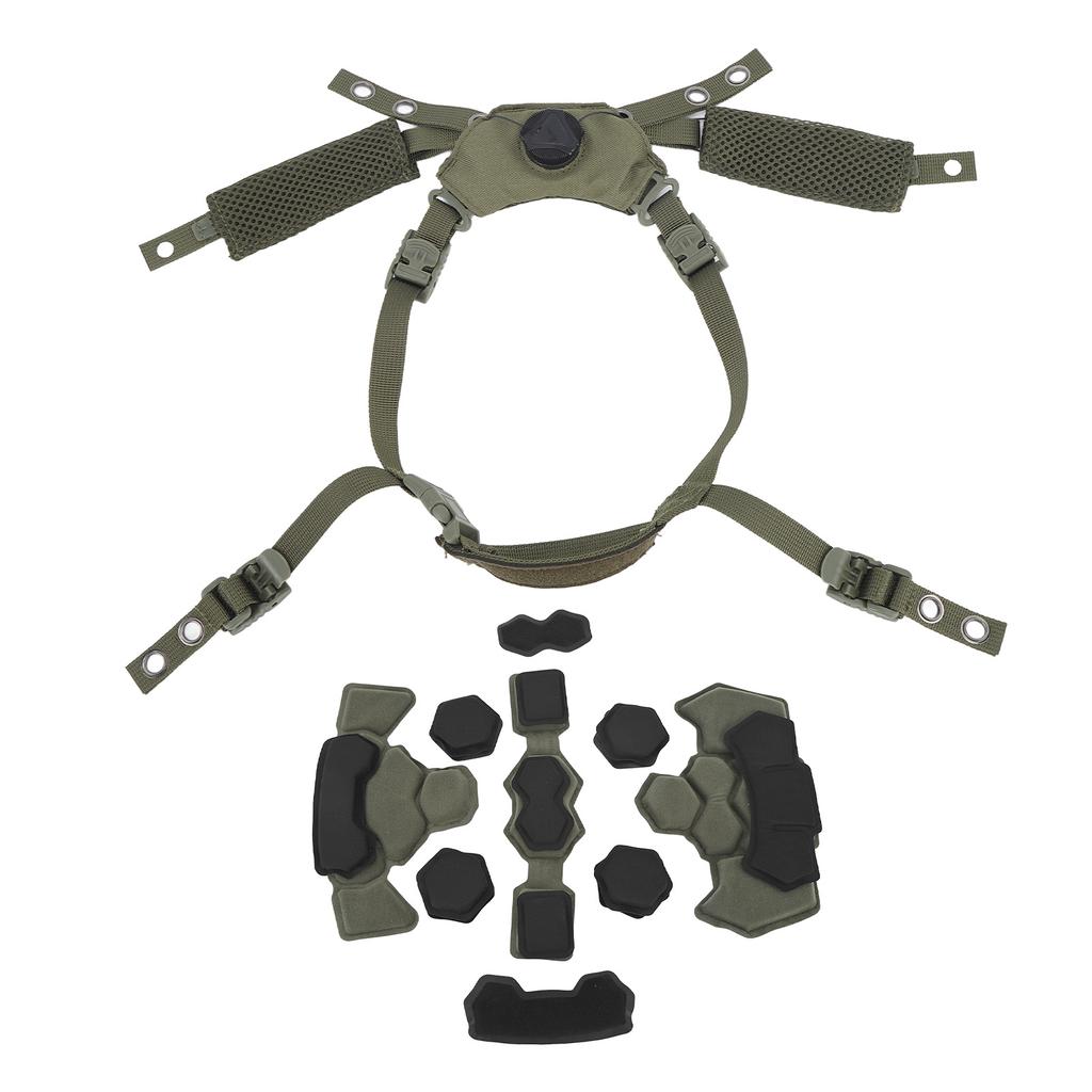 Helmet Liner System Internal Sponge Pad Adjustable Helmet Dial Suspension System Chin Strap for Fast for MICH for Wendy