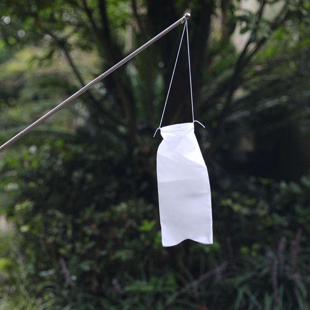 White Japanese Carp Flag Satin DIY Fish Flag Creative Blank Japanese Koi Fish Flag  Children