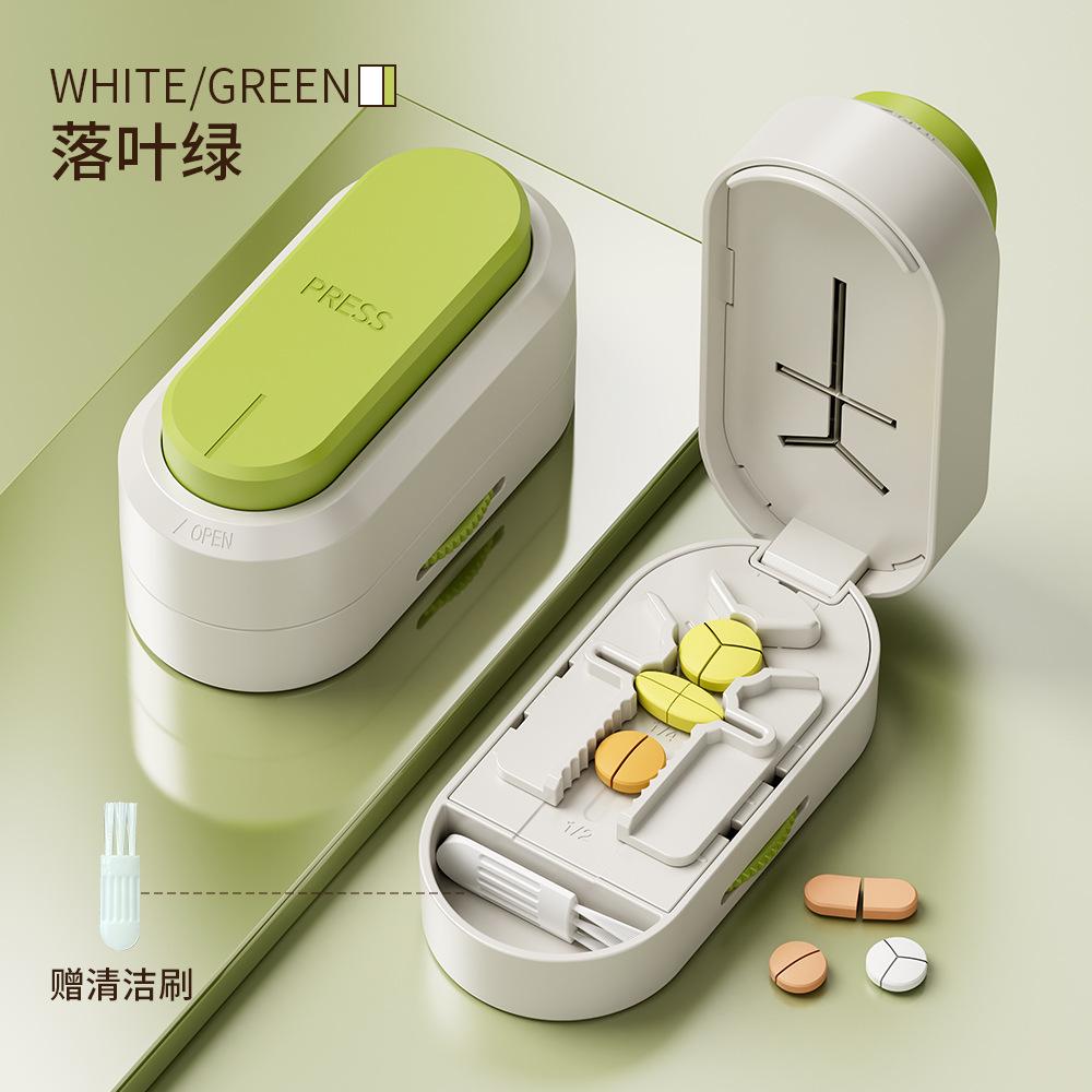 Portable with Cutter, Leaf Green for Home Travel Daily Use