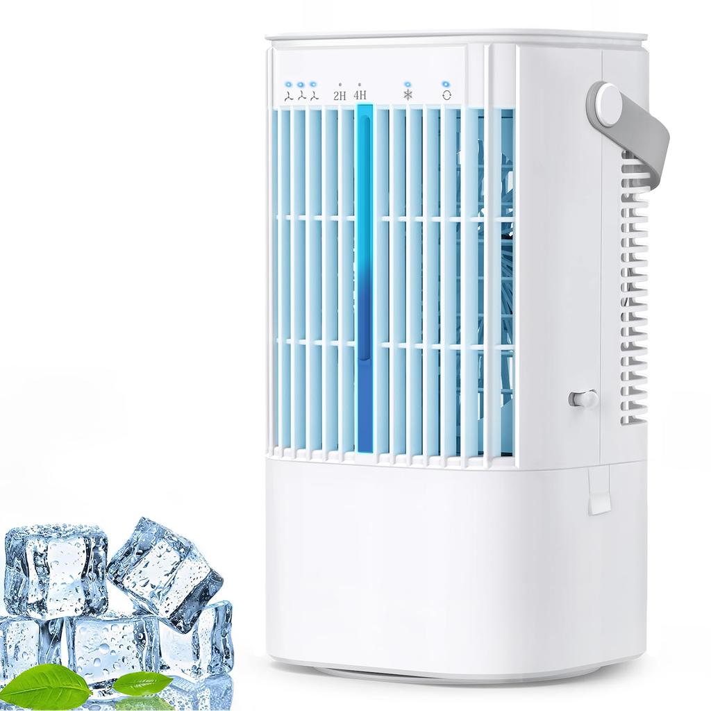 Powerful Ultrasonic Cooling Fan USB 900ML Large Compact 10W Cooling Tabletop Fine Ice Spray Mini 3 Speed Off LED Perfect for and Heatstroke Prevention