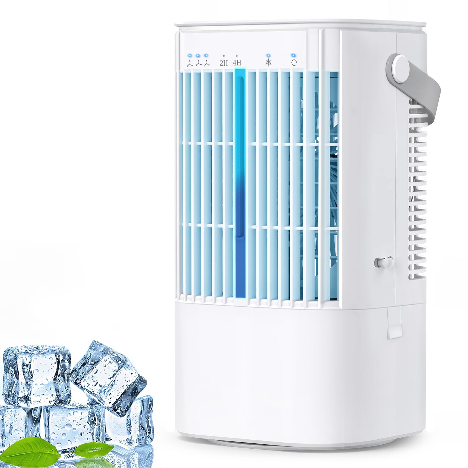 

Powerful Ultrasonic Cooling Fan USB 900ML Large Compact 10W Cooling Tabletop Fine Ice Spray Mini 3 Speed Off LED Perfect for and Heatstroke Prevention