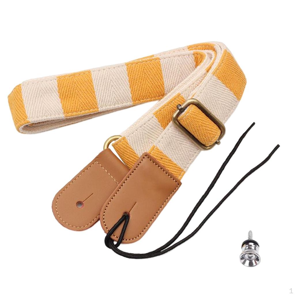 Adjustable Ukulele Strap Fashionable Stringed Instrument Accessory Wear Resistant Lanyard