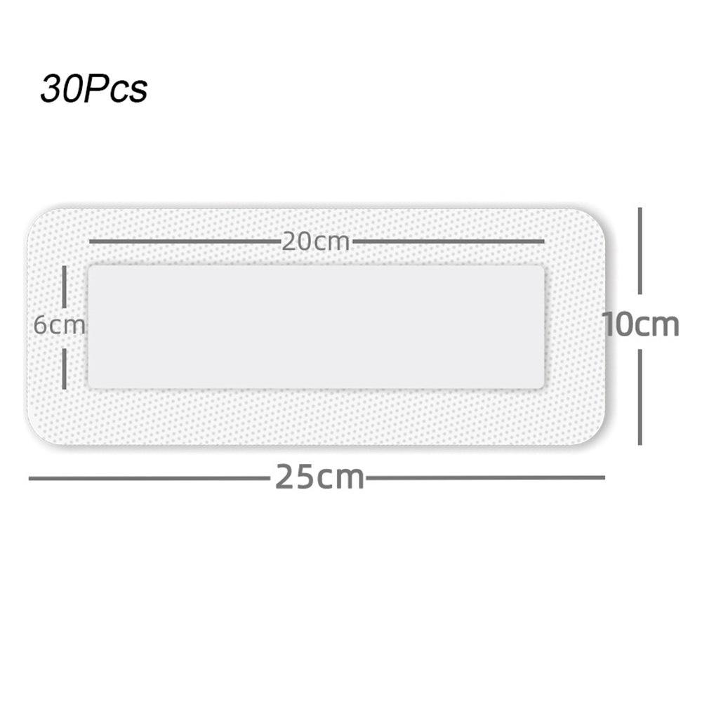 30Pcs 10x10cm/15cm/20cm/25cm Medical Sterile Wound Dressing Breathable Adhesive Large Size Band Aids Bandage Wound Care Sticker
