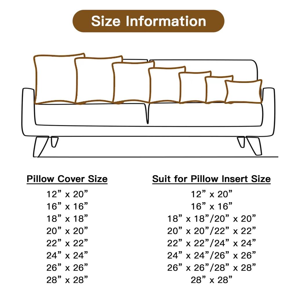 YunJeude Cushion Set of Nordic Cotton and Stylish and Cute Leaf Jacquard Zipper Modern Interior Design Color Covers, 45x45cm, 4, Style, Linen,