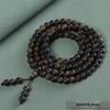 Kalimantan Black Agarwood Buddhist Prayer Bracelet 2.0: 108 Unisex Beads, Sinks In Water