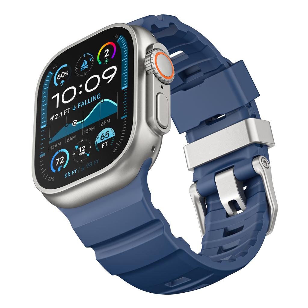 Trail Loop Strap for Apple Watch Band Ultra 2 49mm 46mm 45mm 44mm 42mm Sport Rubber Bracelet Iwatch Series 10 9 8 7 6 SE 5 4