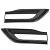 Gloss Black Tail Light Lamp Cover Trim Bezels For Jeep Grand Cherokee 2014-2021
