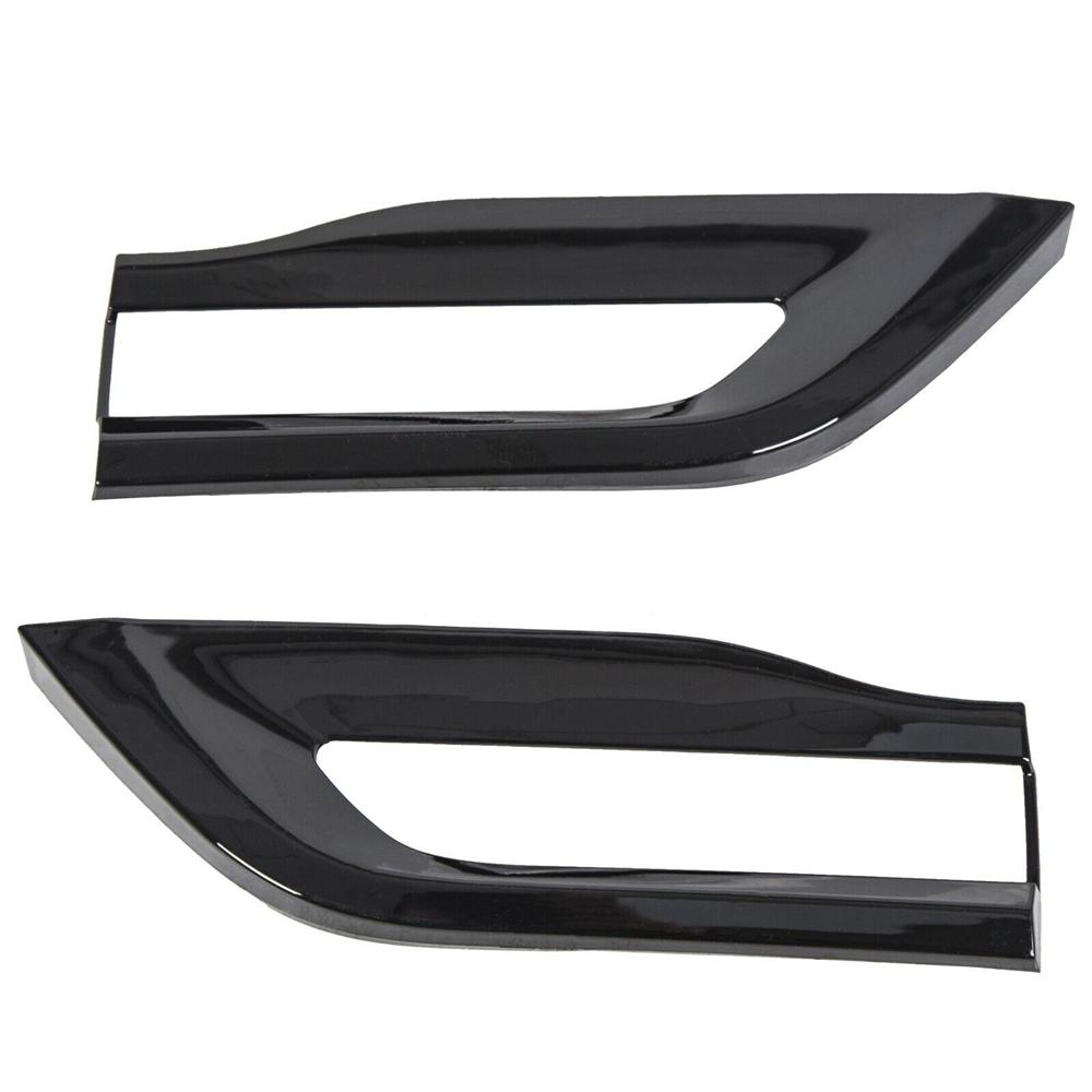 Gloss Black Tail Light Lamp Cover Trim Bezels For Jeep Grand Cherokee 2014-2021