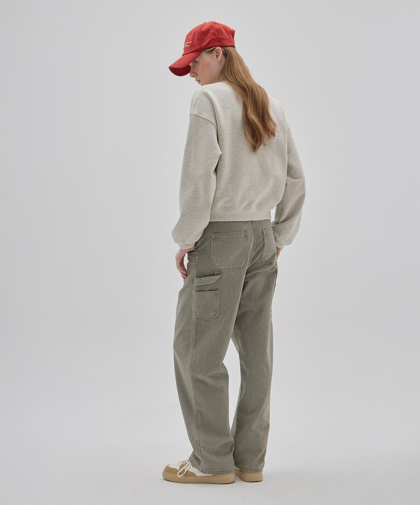 Onpeu Washed Work Pants Khaki