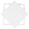 Ceiling Access Panel 23x23x2cm, Aluminum Alloy Drywall Access Door, White, Tool-Free Installation, for Computer Networks, Cable Access, 1 Pack