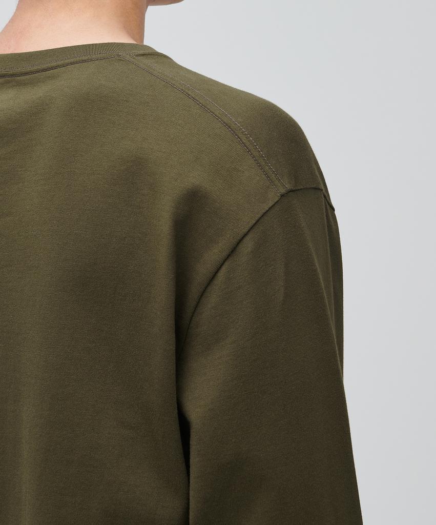 MUSINSA STANDARD Basic Long Sleeve T-Shirt [Olive]