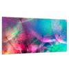 GLASS PROTECTIVE PLATE FOR STOVE 90x52 FLOWERS