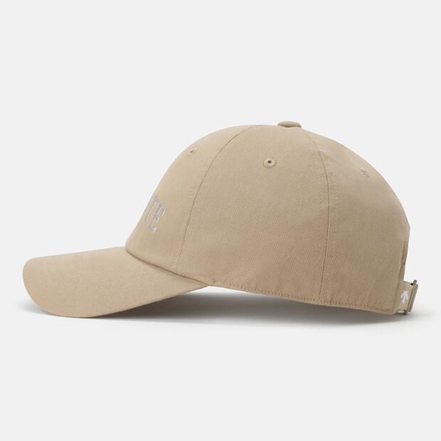 DESCENTE Wording Embossed Logo Ball Cap Beige Sr323Ucp70