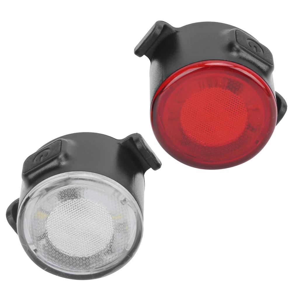 Sada LED zadního a předního světla na kolo USB dobíjecí Mini výstražné světlo pro noční jízdu na kole