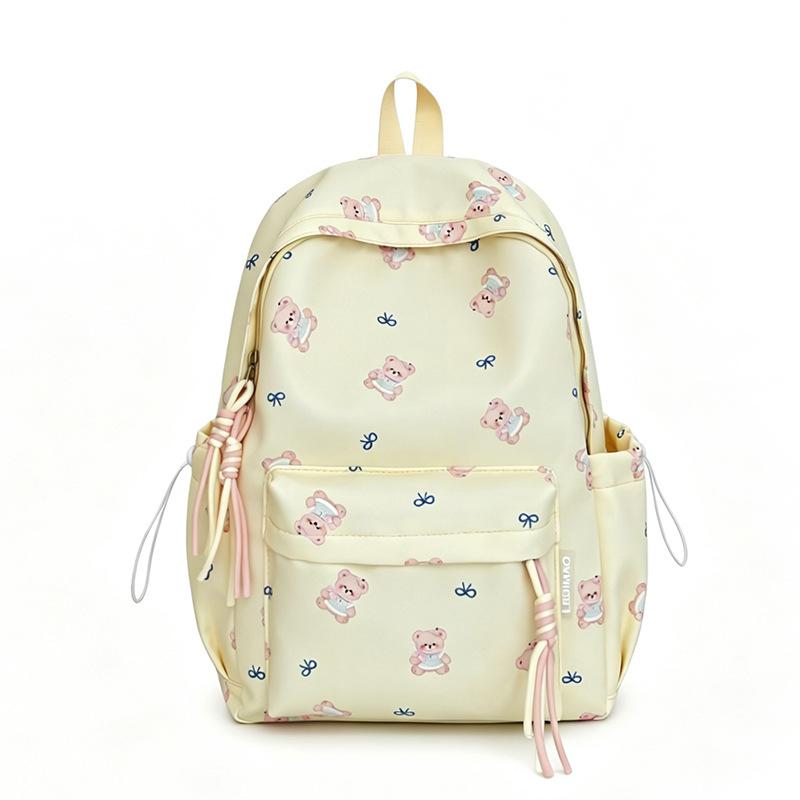 Schoolbag1011 summer new cartoon bear light schoolbag female primary school students high value ins campus literary backpack