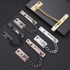 Corrosion Resistant Stainless Steel Door Security Chain Anti Theft Easy Install Latch for Home Coastal Hotel