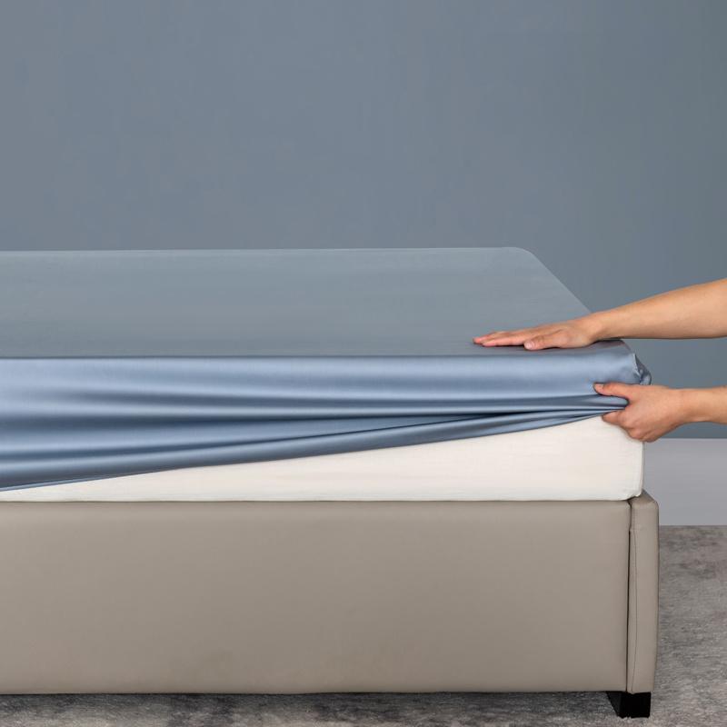 

Высококачественная простыня на резинке из 100% бамбука, чехол для матраса с резинкой, двуспальная простыня размера King Queen 90/120/200 160x200x30cm