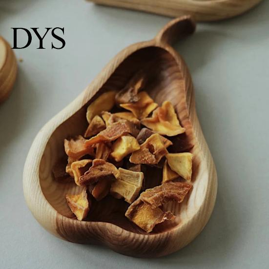 Pine Cones Wood Storage Plate Serving Tray Easy to Clean Reusable Food Grade Eco-friendly Space-saving Keep Tidy Various Shapes Squirrel Wooden Snack