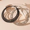 Exaggerated multi-layer diamond round geometric collar Personalized Internet celebrity necklace