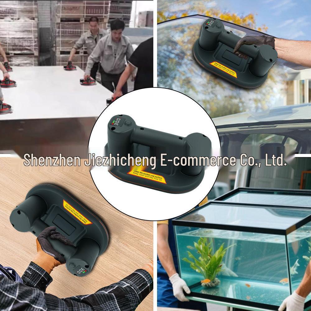 Intelligente elektrische Saugnapf mit Manometer für starke Fliesen- und Marmorbefestigung