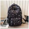 Schoolbag Korean Version of the New High-value Star Schoolbag for Girls, Junior High School, Lightweight Campus College Student Backpack, Sweet Girl 
