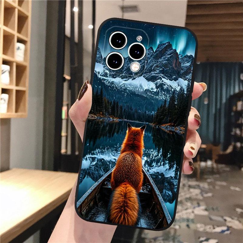 Handyhülle Carcasa Funda Für iPhone 17 Pro Max 17 Air 16 15 14 13 Pro Max 15 16 Pro 15Plus Niedlicher Fuchs