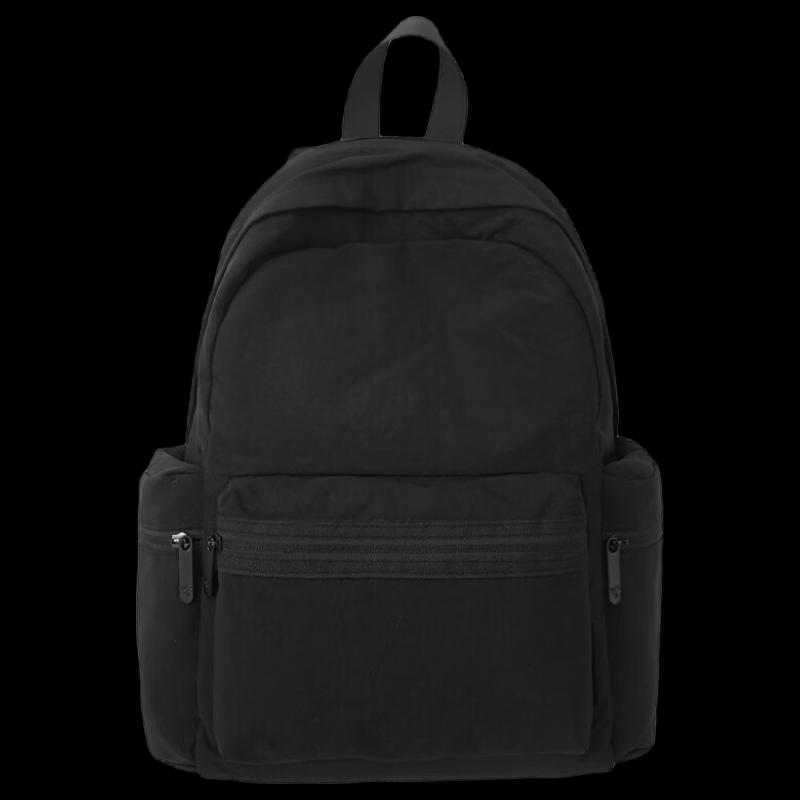 

Kalog Simple Solid Color Large Capacity Backpack