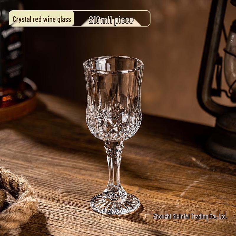 MDNG Retro Embossed 210ml Wine Glass