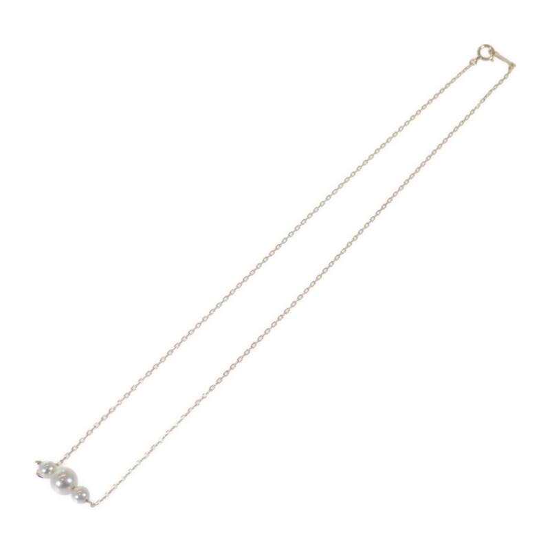 MIKIMOTO Necklace K18 Yellow gold/Akoya Pearl Women