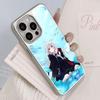 Wandering Witch Elaina Silver Plating Mobile Phone Case for iPhone 17 16 15 14 13 12 11 Air Pro Max Plus Colorful Cover